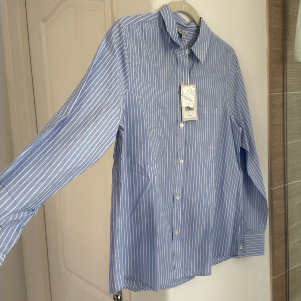 Rails Stina Shirt - Oxford White Stripe